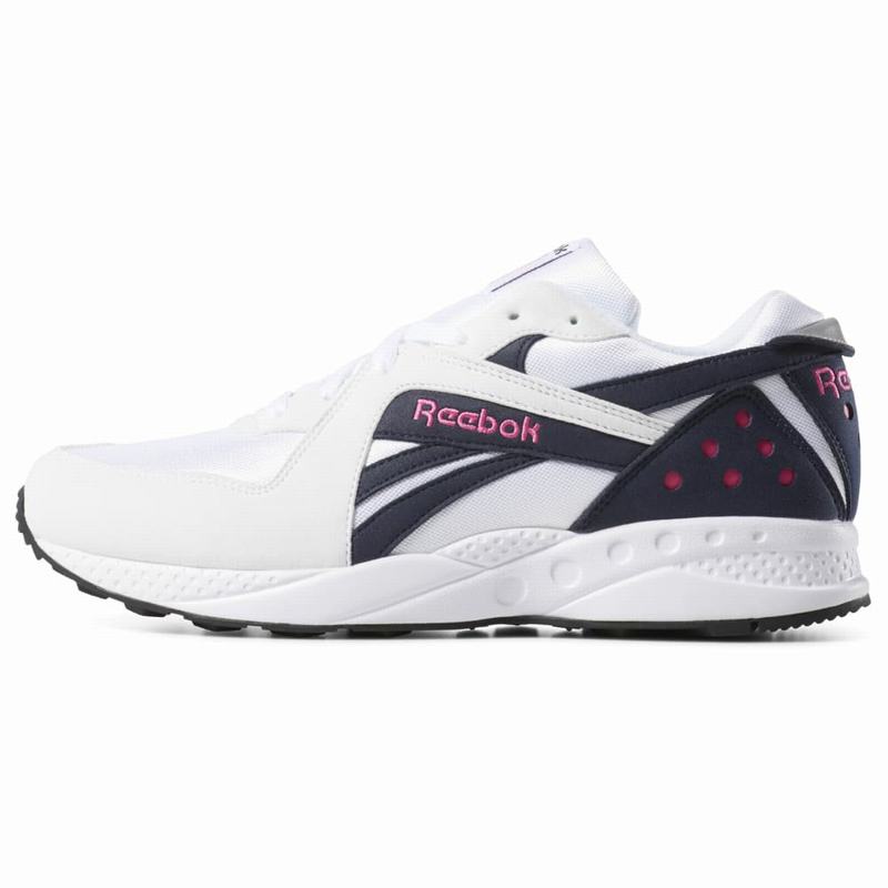 Tenisi Reebok Pyro Barbati Albi/Bleumarin/Roz/Negrii Romania SZ6866YE